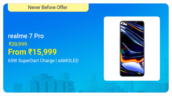 Realme 7 Pro (Mirror Silver, 128 GB)  (6 GB RAM)