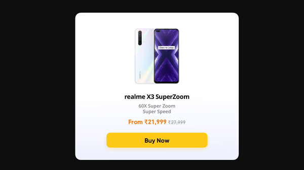 Realme X3 SuperZoom