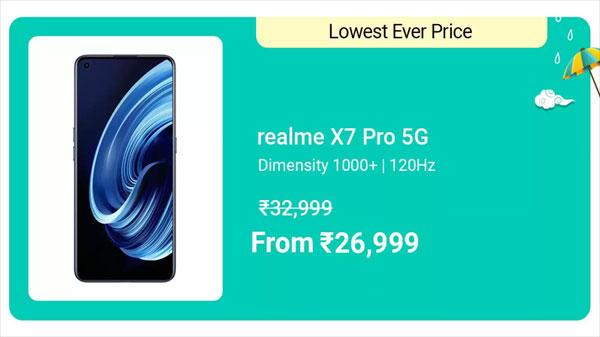 Realme X7 Pro 5G (Mystic Black, 128 GB) (8 GB RAM)