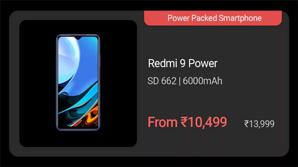 Redmi 9 Power (Electric Green, 64 GB)  (4 GB RAM)