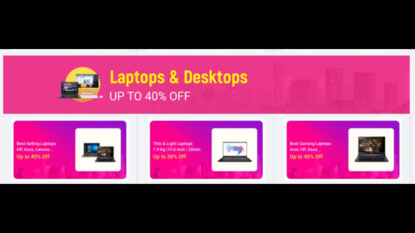 Up To 40% Off On Laptops and Desktops