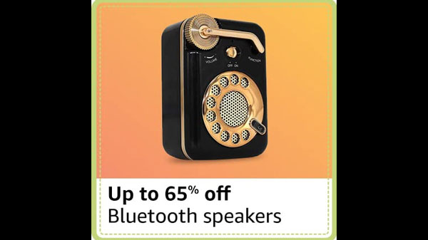 Up To 65% Off On Bluetooth Speakers