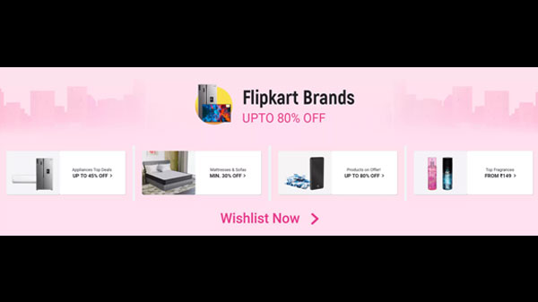 Up To 80% Off On Flipkart Brand Products