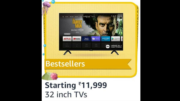32inch Screen Smart TVs Starts From Rs. 11,999
