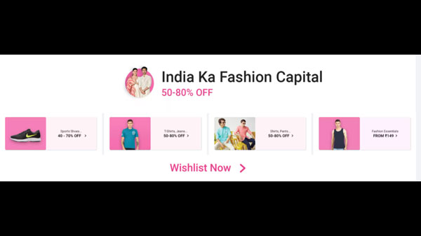50% to 80% Off India Ka Fashion Capital