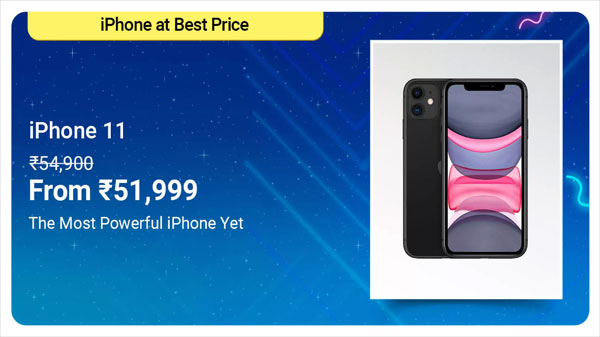 Apple iPhone 11 (Black, 64 GB)