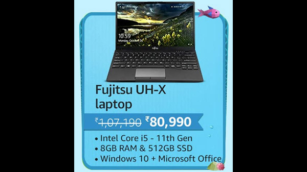 Fujitsu UH-X 11th Gen Intel Core i5 13.3” (33.78cm) FHD IPS 400Nits Thin and Light Laptop