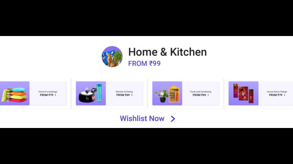 Home And Kitchen Starts From Rs. 99
