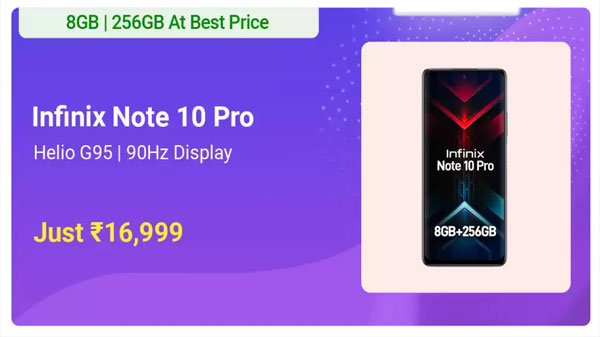 Infinix Note 10 Pro (Nordic Secret, 256 GB)  (8 GB RAM)