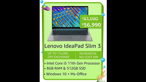 Lenovo IdeaPad Slim 3 2021 11th Gen Intel Core i5