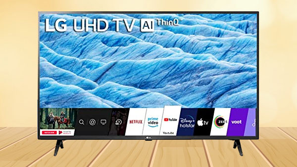 LG 139 cm (55 inch) Ultra HD (4K) LED Smart TV  (55UM7290PTD)