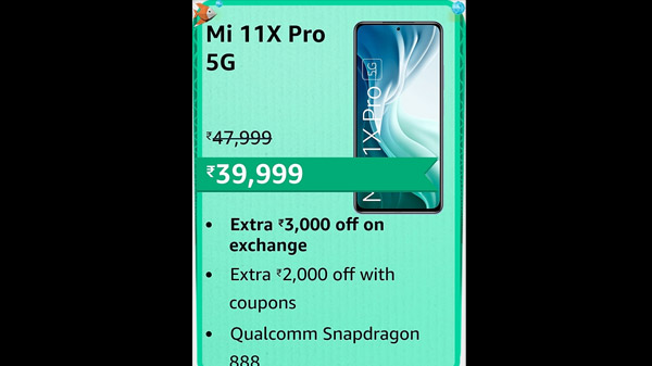 Mi 11X Pro 5G (Celestial Silver, 8GB RAM, 128GB Storage) | Snapdragon 888 | 108MP Camera 