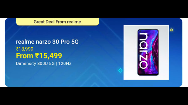 Realme Narzo 30 Pro 5G (Sword Black, 64 GB)  (6 GB RAM)