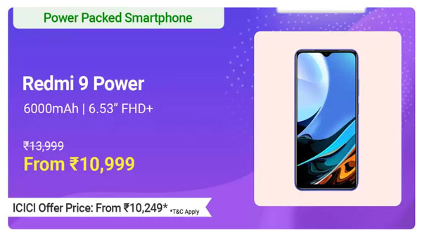 Redmi 9 Power (Mighty Black, 64 GB)  (4 GB RAM)