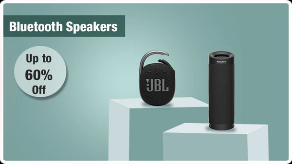 Up To 60% Off On Bluetooth Speakers