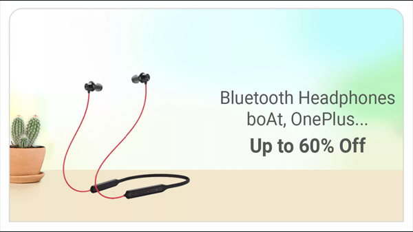 Up To 60% Off On Bluetooth Headphones