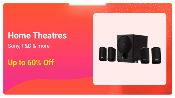 Up To 60% Off On Home Theaters