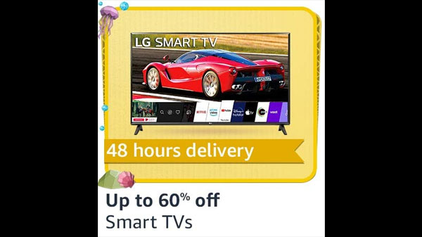 Up To 60% Off Smart TVs