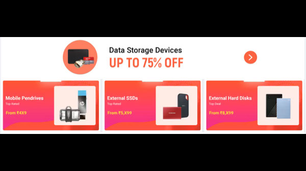 Up To 75% Off On Data Storage Devices