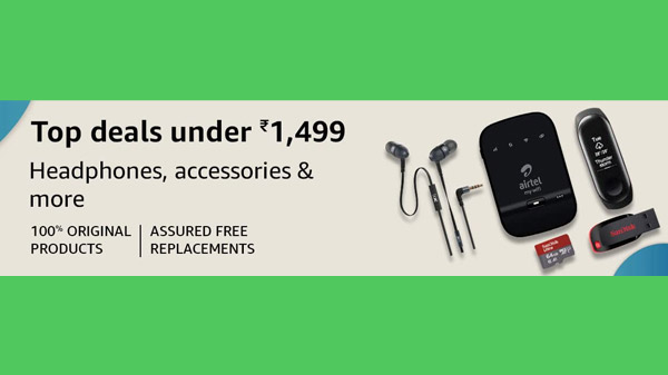 Amazon Top Deals Under Rs 1499: Headphones, Accessories And More