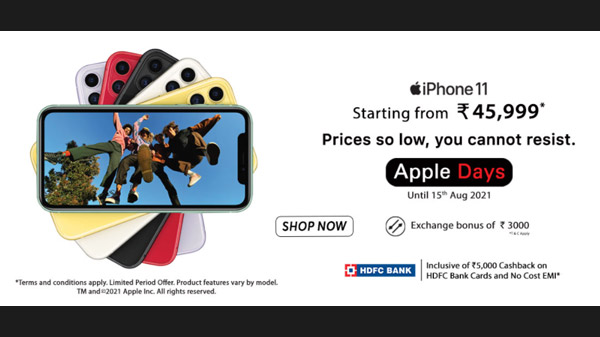 Apple iPhone 11 (64 GB Storage, Black)