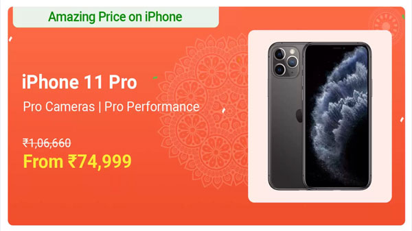 Apple iPhone 11 Pro (Midnight Green, 64 GB)