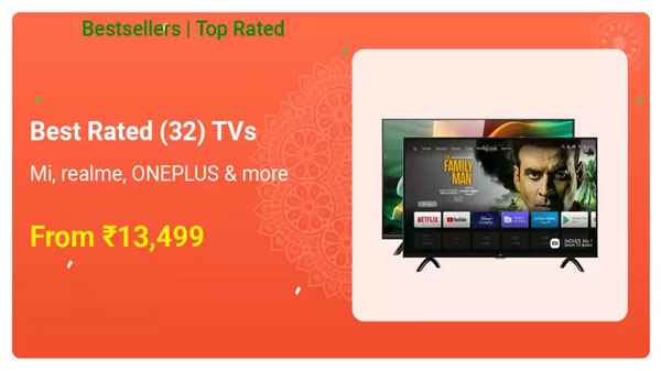 Best Rated 32-Inch Smart TVs Starts From Rs. 13,499