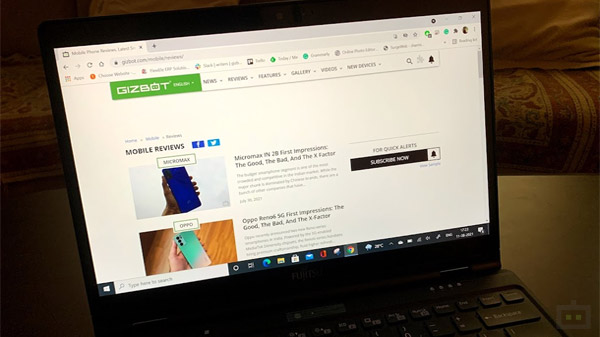 Fujitsu UH-X Laptop Design: Classy And Convenient