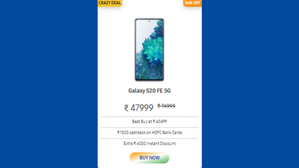 Samsung Galaxy S20 FE 5G