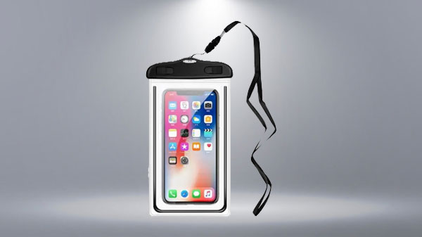 iVoltaa Pouch for Smartphones  (Black, Waterproof)