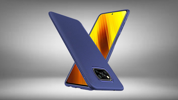 Kapa Twill Shock Proof Soft Flexible Back Case Cover for Poco X3