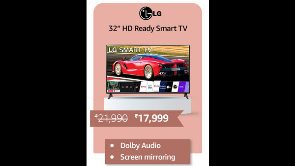 LG 80 cm (32 inches) HD Ready Smart LED TV 32LM563BPTC