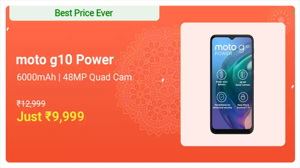 Motorola G10 Power (Aurora Grey, 64 GB)  (4 GB RAM)