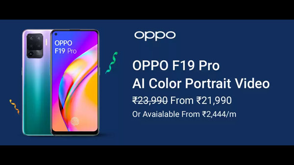 OPPO F19 Pro (Fluid Black, 128 GB)  (8 GB RAM)