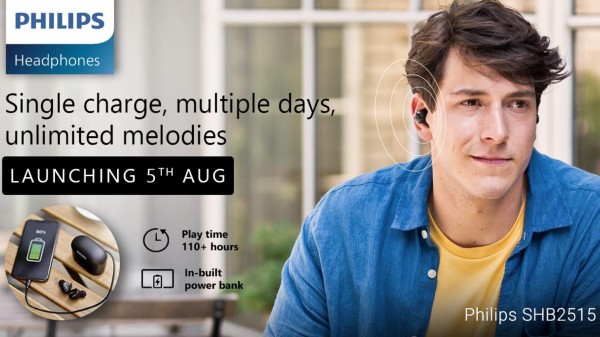 Philips Launches Two New TWS Earphones That Double As A Power Bank