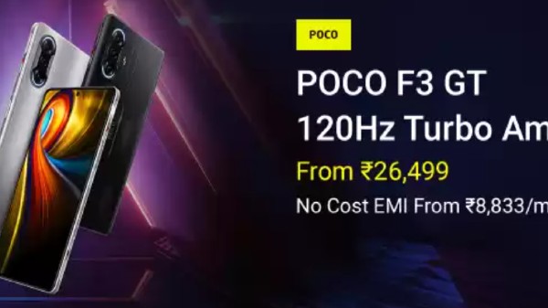 POCO F3 GT (Gunmetal Silver, 128 GB)  (6 GB RAM)