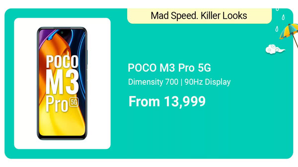 POCO M3 Pro 5G (Power Black, 64 GB)  (4 GB RAM)