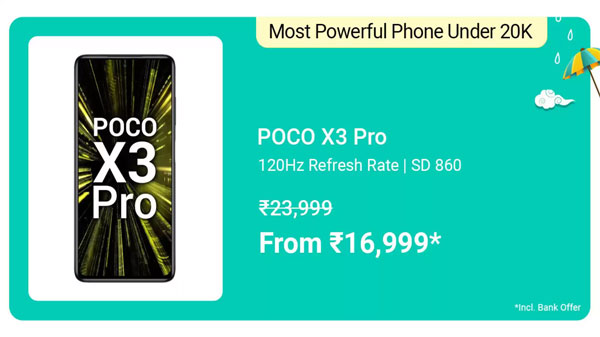 POCO X3 Pro (Steel Blue, 128 GB)  (6 GB RAM)