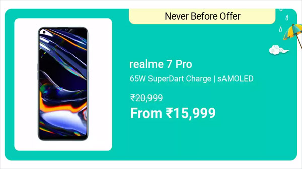 Realme 7 Pro (Sun Kissed Leather, 128 GB)  (8 GB RAM)