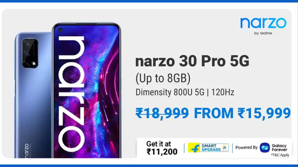 Realme Narzo 30 Pro 5G (Sword Black, 64 GB)  (6 GB RAM)