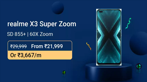 Realme X3 SuperZoom (Arctic White, 256 GB)  (12 GB RAM)