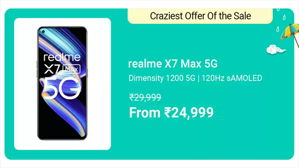 Realme X7 Max (Milky Way, 128 GB)  (8 GB RAM)