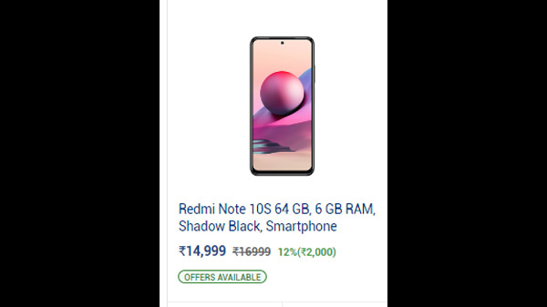 Redmi Note 10S 64 GB, 6 GB RAM,