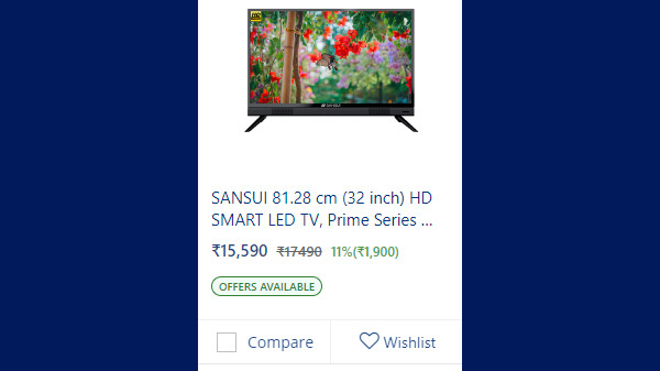SANSUI 81.28 cm (32 inch) HD SMART LED TV, Prime Series  JSK32LSHD