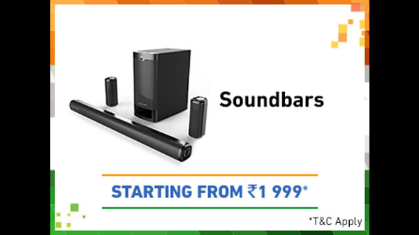 Sound Bars Starting From Rs. 1,999