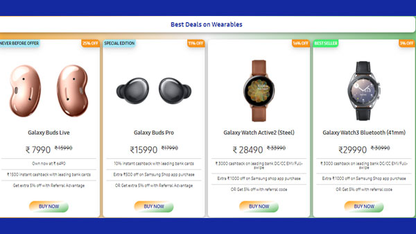 Up To 25% Off On Best Deals on Wearables