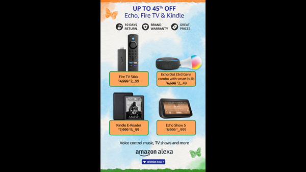 Up To 45% Off On Echo, Fire Tv