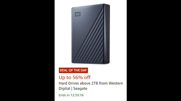 Up to 56% off Hard Drives above 2TB from Western Digital | Seagate 