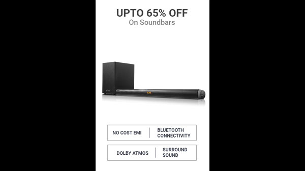 Up to 65% Off On Sound Bars