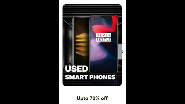 Up To 70% Off On Used Smartphones